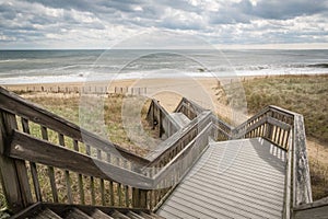 North Carolina coast at sunrise.