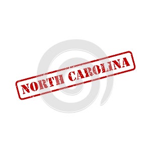 North Carolina Stamp Vector photo