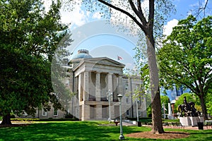 North Carolina State Capitol Building on a Sunny Day