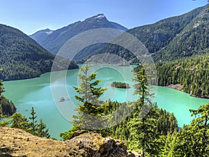 North Cascades Turquoise Lake photo