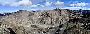 Gorgeous panoramic view of pre-Andean mountains, Catamarca province, Argentina. photo