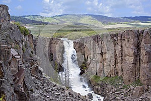 North Clear Creek Falls is a magnificent 100 foot waterfall near Creede and Lake City, Colorado