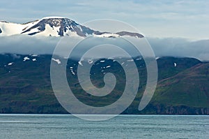 North coast of Iceland on the shores of Skjalfandi Shaky bay photo