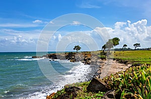 North coast, Pointe Allegre, Basse-Terre, Guadeloupe, Caribbean