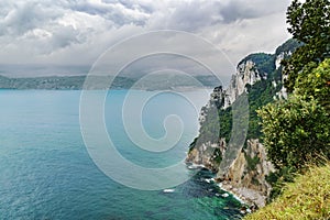 North coast of Spain in Cantabric sea. SantoÃ±a