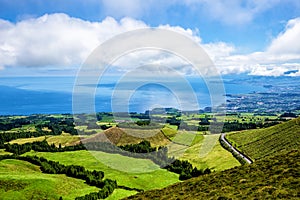 North coast of SÃÂ£o Miguel Island, Azores, AÃÂ§ores, Portugal, Europe photo