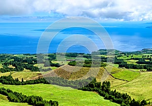 North coast of SÃ£o Miguel Island, Azores, AÃ§ores, Portugal, Europe