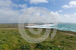 North Cornwall Trevose Head south in direction of Constantine Bay and Newquay