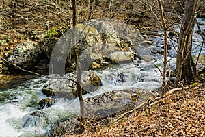 North Creek located in the Blue Ridge Mountains of Virginia, USA