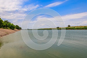 North Crimean Canal in Kherson region, Ukraine