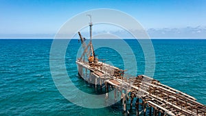 North Cyprus - Lefke - Karavostasi Shipwreck is an amazing abandoned place