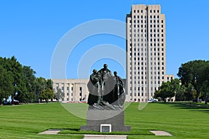 North Dakota state capitol