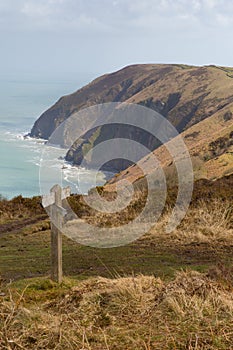 North Devon coast between Ilfracombe and Lynmouth