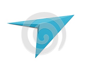 North direction compass icon on white background