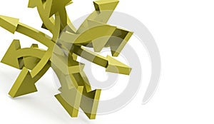 North direction compass icon on white background