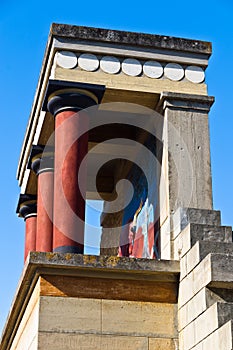 North entrance to the Palace of Knossos