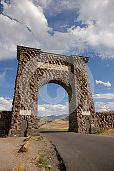 North Entrance of Yellowstone NP.