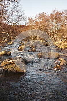 North Esk River at Glen Esk in Scotland.