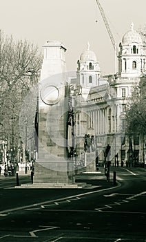 North Facade of Cenotaph War Memorial Whitehall London