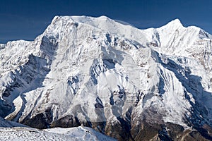 North face of Annapurna II and Annapurna IV, Annapurna Circuit, Manang, Nepal