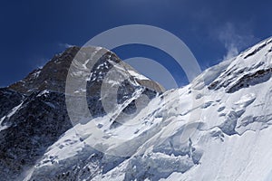 North Face of Khan Tengri peak, Tian Shan m