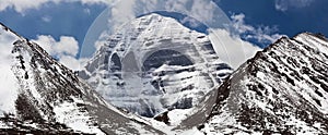 North Face of Mount Kailash, Tibet photo
