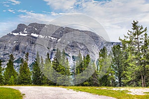 North Face of Mount Rundle in Banff National Park