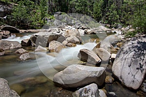 North Fork Stanislaus River long exposure