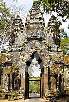 North Gate, Angkor Thom, Cambodia