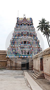 North Gopuram of Sri Ranganathaswamy Temple, Srirangam, Trichy, Tamil Nadu photo