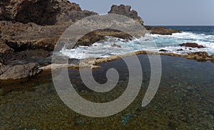 North of Gran Canaria, rockpools and natural swimming pools