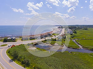 North Hampton coast aerial view, North Hampton, NH, USA