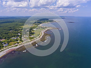 North Hampton coast aerial view, North Hampton, NH, USA