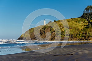 North Head Lighthouse at Pacific coast, built in 1898