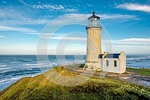 North Head Lighthouse at Pacific coast, built in 1898