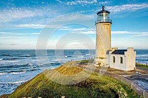 North Head Lighthouse at Pacific coast, built in 1898