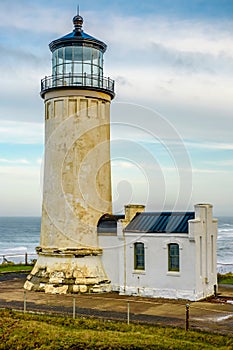 North Head Lighthouse at Pacific coast, built in 1898