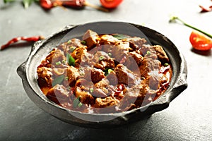 North Indian mutton curry rogan josh.