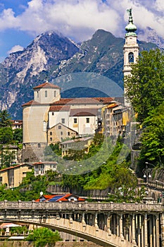 North of Italy, Landmarks. Belluno town