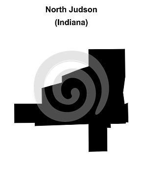 North Judson outline map