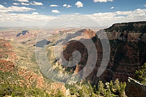 North Kaibab Trail Snakes Through The Grand Canyon