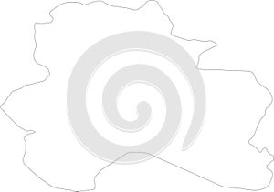 North Khorasan Iran outline map