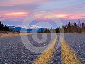 North Klondike Hwy near Whitehorse Yukon Canada