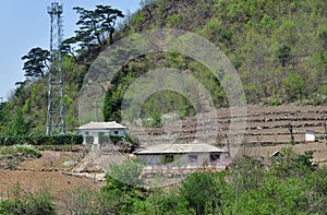 North Korea. Countryside