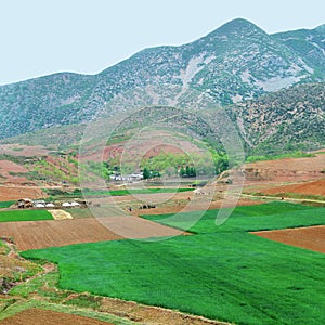 North Korea. Countryside