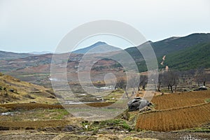 North Korea countryside landscape