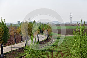 North Korea countryside landscape