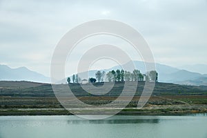 North Korea. Countryside scenery