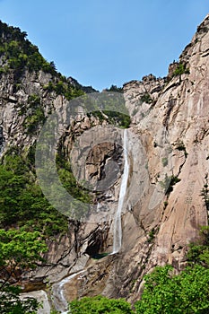 North Korea. Diamond mountains. Mt.Kumgang. Kuryong Falls