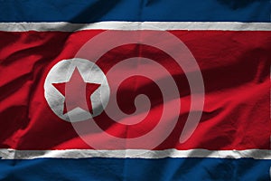 North korea flag